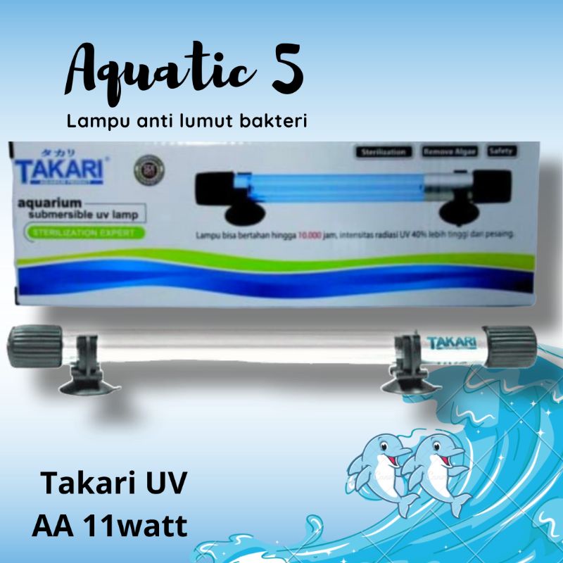 PROMO MURAH Lampu Anti Lumut Bakteri TAKARI UV 11WATT