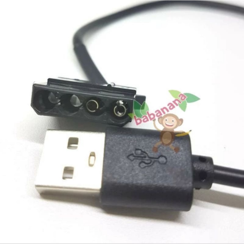 USB Male to Molex Female Cable Kabel 30cm Kipas Fan Komputer PC cooler Converter Adapter