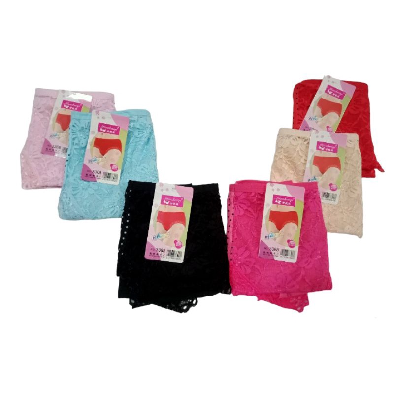 Lover.Fashion Celana Dalam Wanita Misslily Renda Brukat (3368)