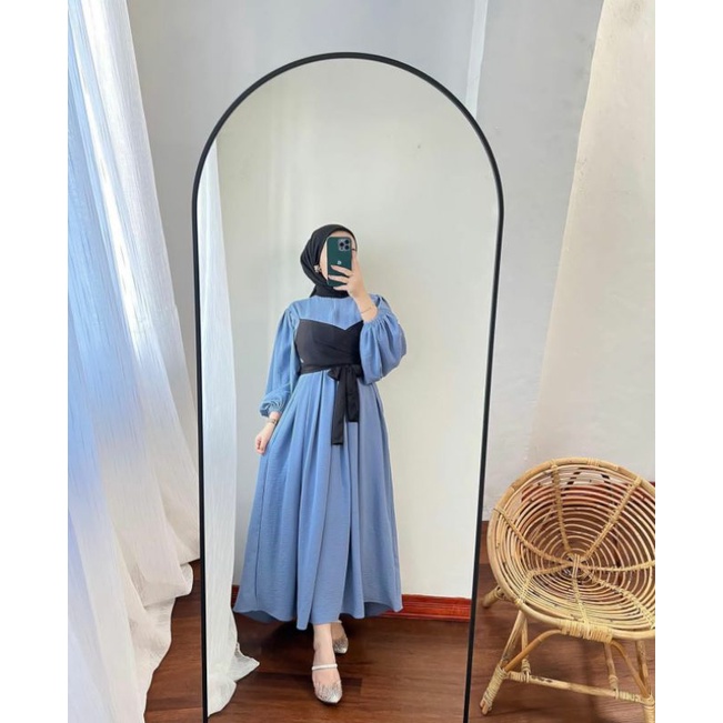 LESTY DRESS CRINCLE AIRFLOW