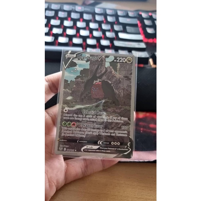 Regidrago V - 184/195 - Alternate Art Ultra Rare Sword & Shield: Silve