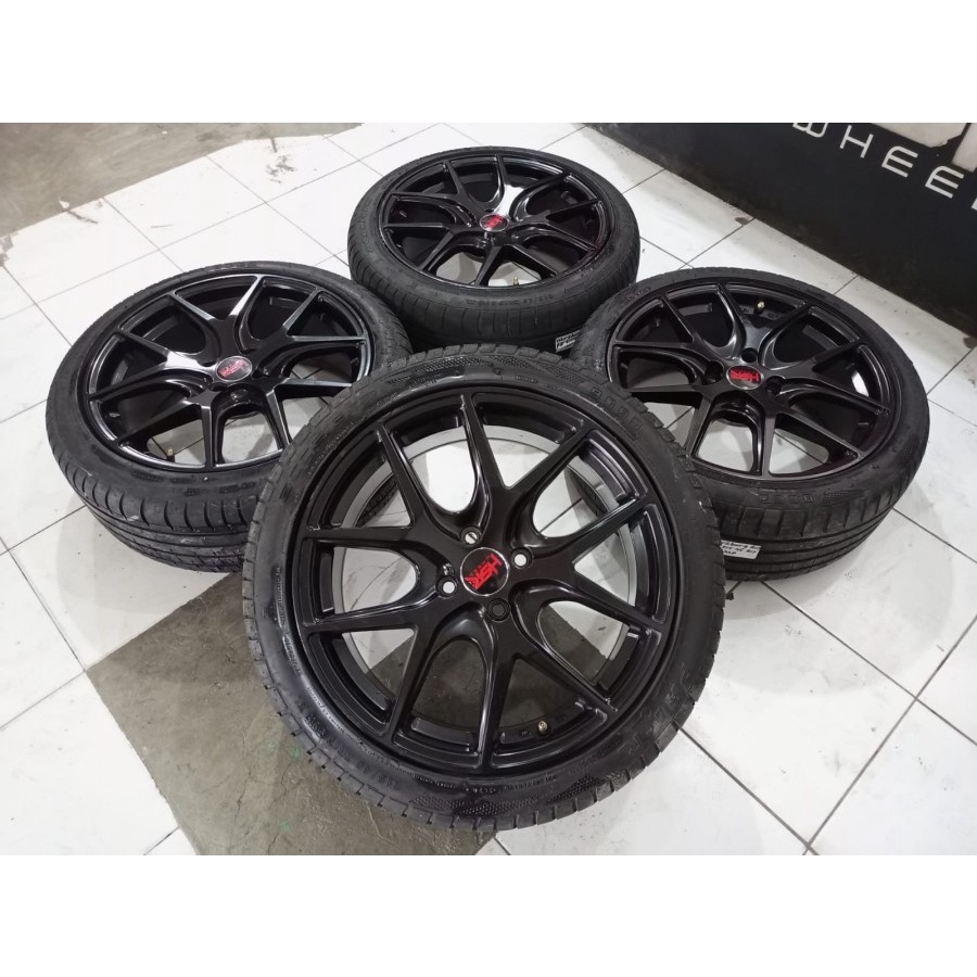 Velg Mobil Bekas Ring 17 TOREY HSR R17X7,5 Lubang 4 BAN 215 45 R17