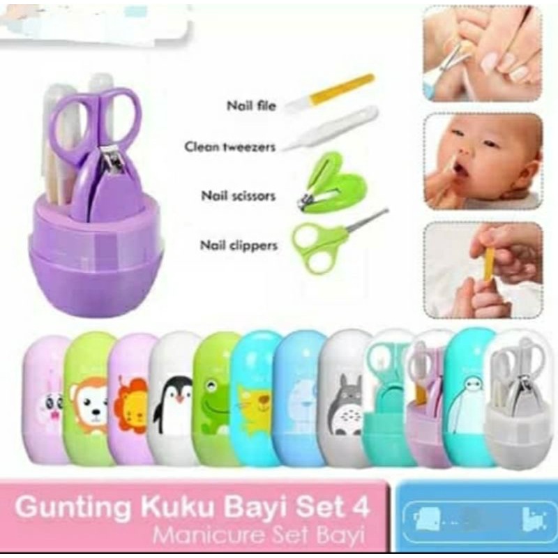 gunting kuku bayi/set gunting kuku bayi/manicure set baby