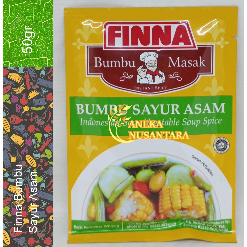 

Finna Bumbu Masak Sayur Asam 50gr / Bumbu Sayur Asam Instant