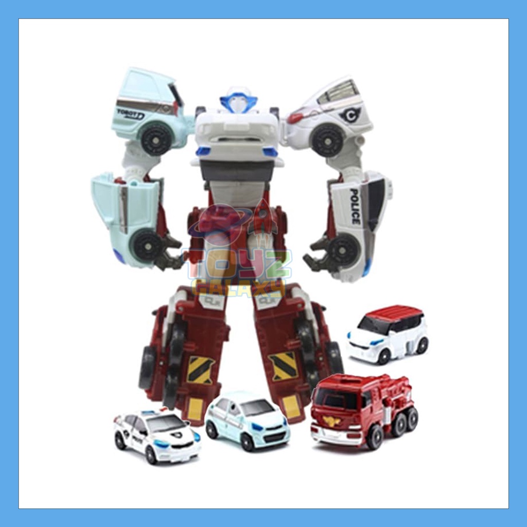 TOBOT QUATRAN 4 CARS COMBINE ROBOT ORIGINAL - TRANSFORMING ROBOT