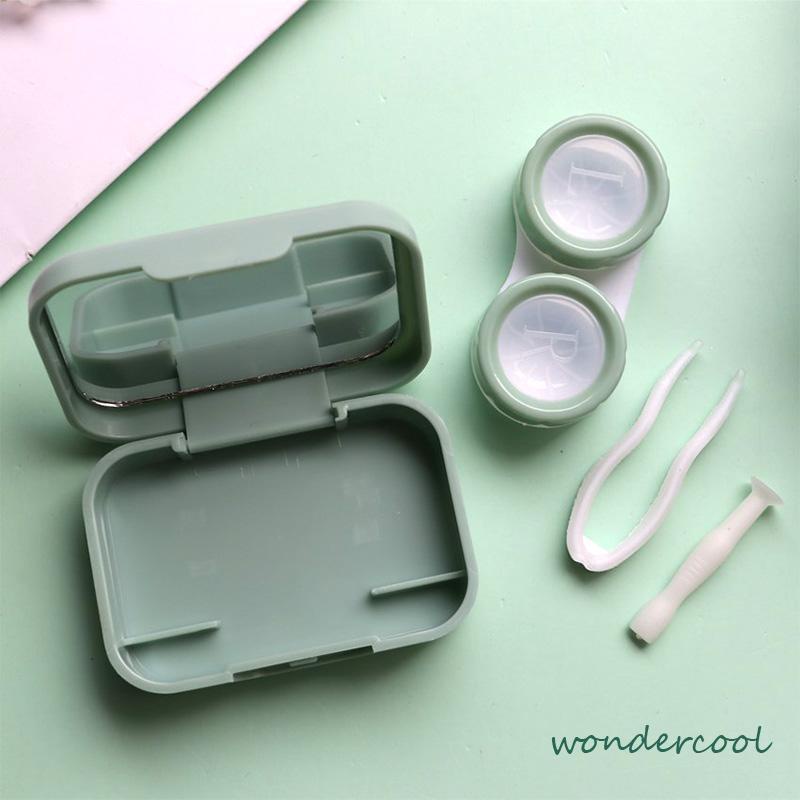 Wadah Kotak Penyimpanan Kontak Lens Mini Softlens Case Portable-Won