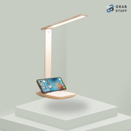 Lampu Meja Belajar Kerja Lampu Tidur LED Eye Protection Baterai Charge Isi Ulang Usb Rechargeable De