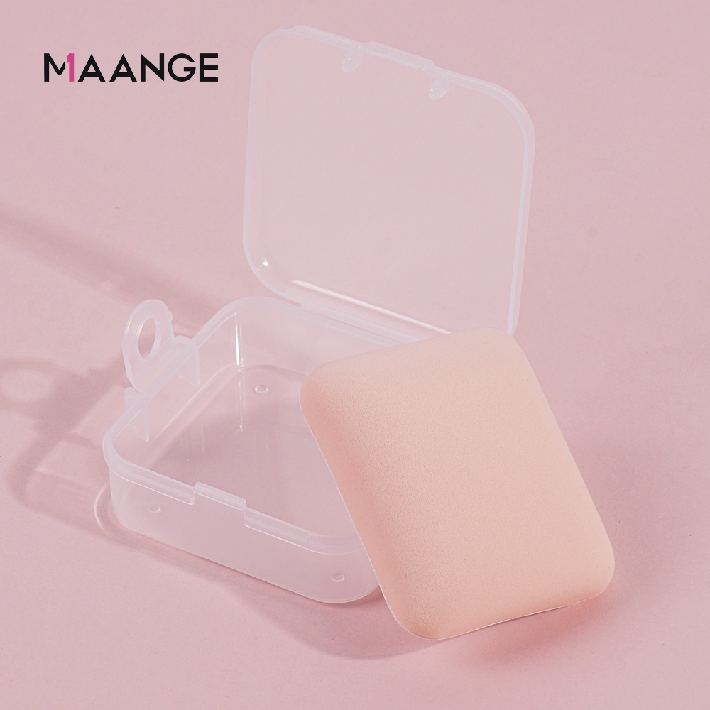 MAANGE Spon Pizza Segitiga Cushion Puff Dry Use Sponge Makeup Bedak Foundation Puff Spons Rias Sisi Ganda Bantalan Udara Puff Kering Basah Penggunaan Riasan Cair Berkualitas Tinggi51144