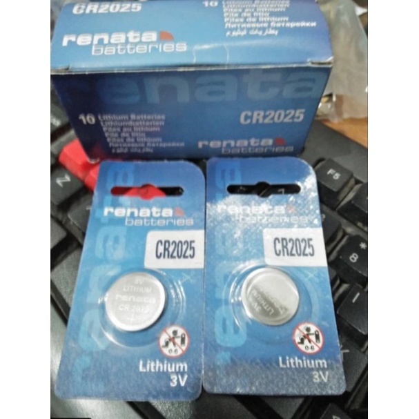 Baterai Original Renata CR2025 3V / Batere Renata CR 2025 3V