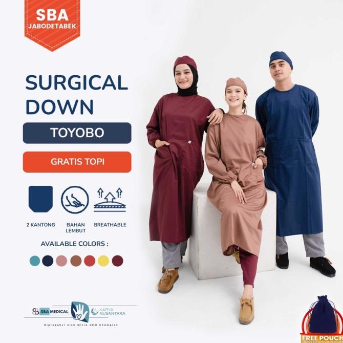 Surgical Gown Toyobo - Surgical Gown - Gown - Jubah Operasi