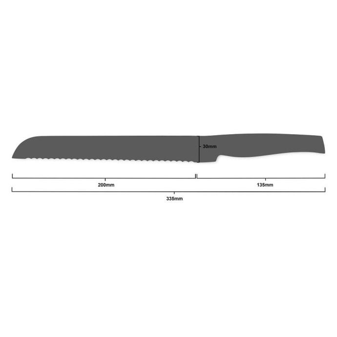 Jamie Oliver Jc7402 Bread Knife Black