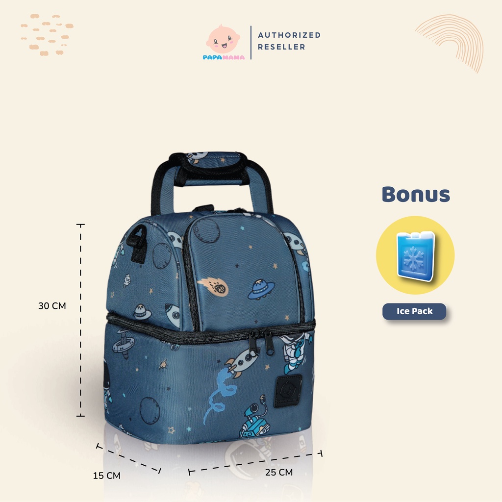 Papamama Cooler Bag Pattern - 3011 Astronout