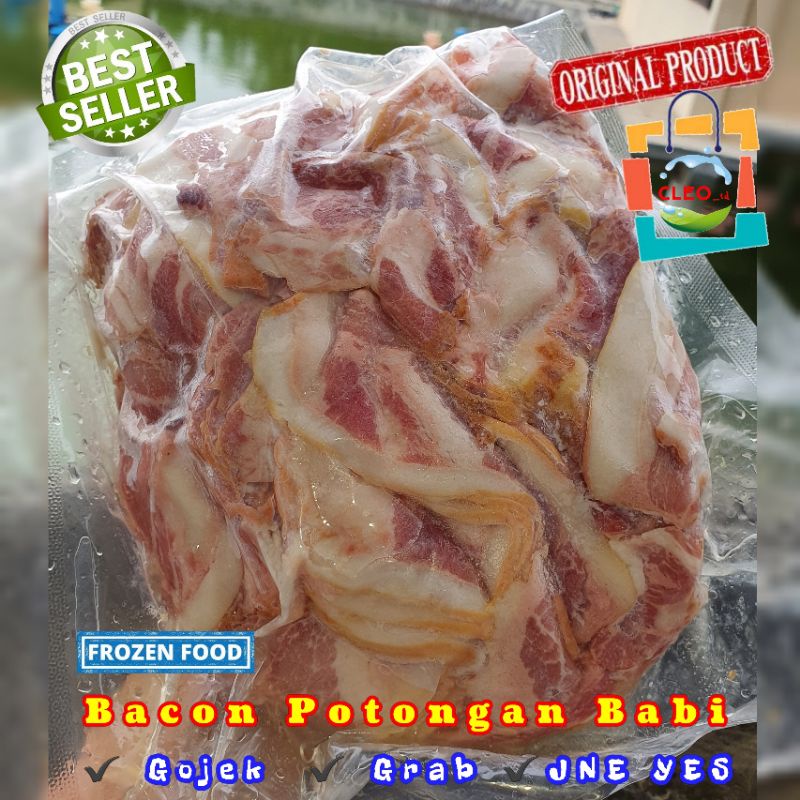 READY PORK BACON POTONGAN 1KG BACON BABI POTONGAN