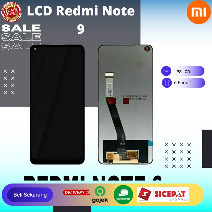 Lcd Xiaomi Note 9 bergaransi