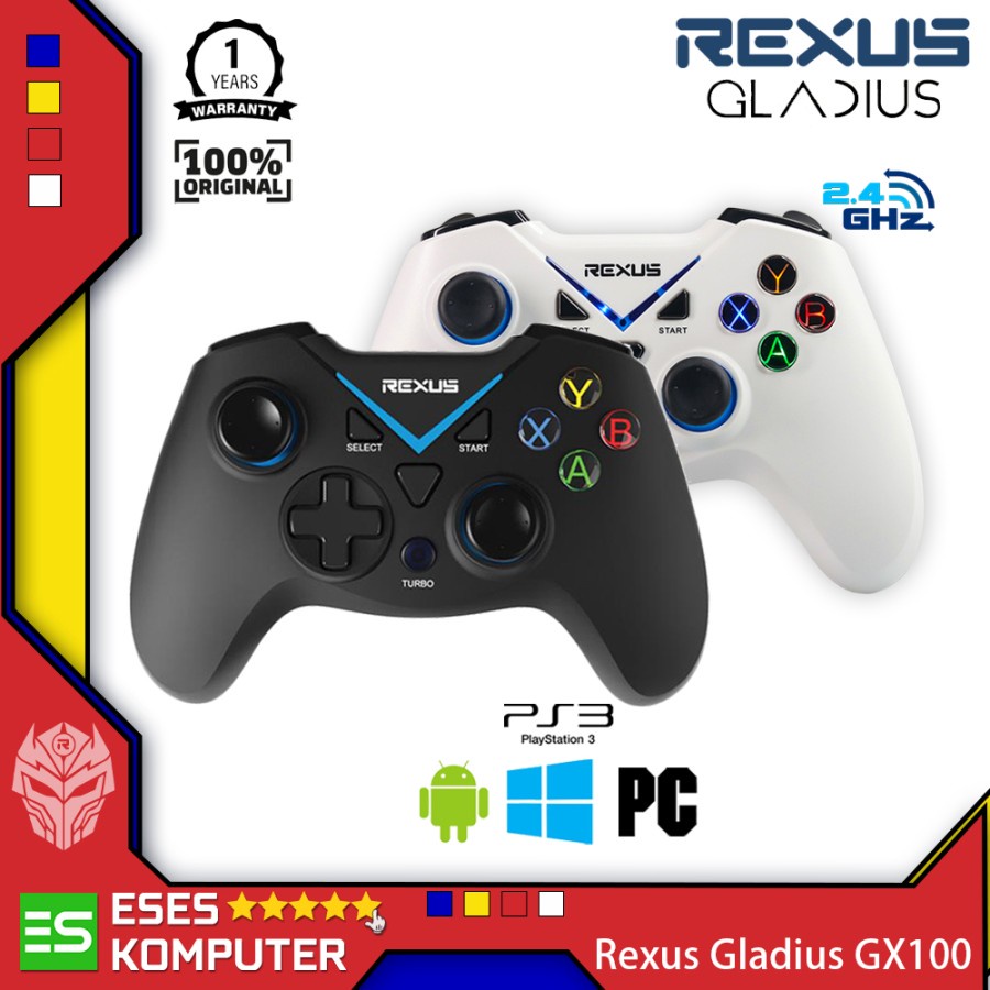 Gamepad Rexus Gladius GX100 Wireless - Gaming Joystick - Garansi Resmi