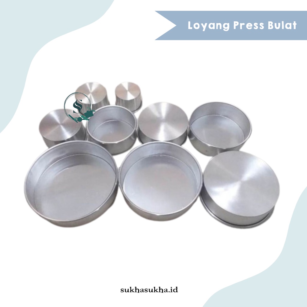 Jual Loyang Press Bulat Tanpa Sambungan Loyang Cheese Cake Ogura Loyang