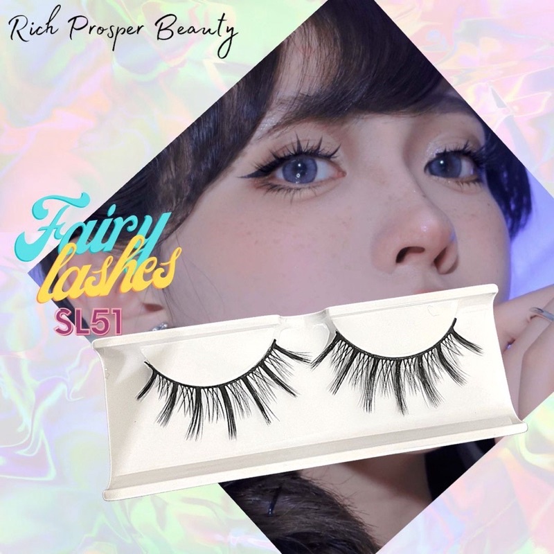 FAIRY B - FAIRY LASHES - DOUYIN MAKEUP - Natural Japan Eyelash Fairy Extension Lashes Makeup Tools  THAILAND KOREAN MAKEUP LOOK - BULU MATA PALSU Professional Spike Lashes