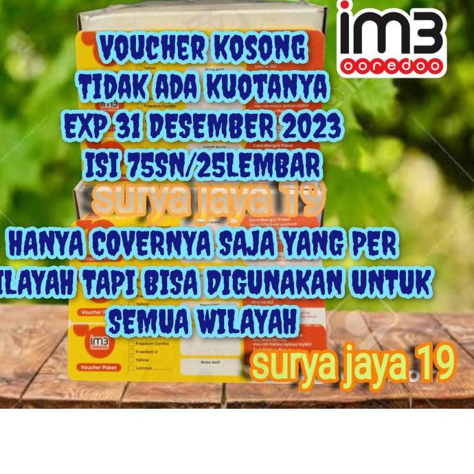 

FG5♜ ()VCR KOSONG INDOSAT 75SN/25LEMBAR Barang Baru