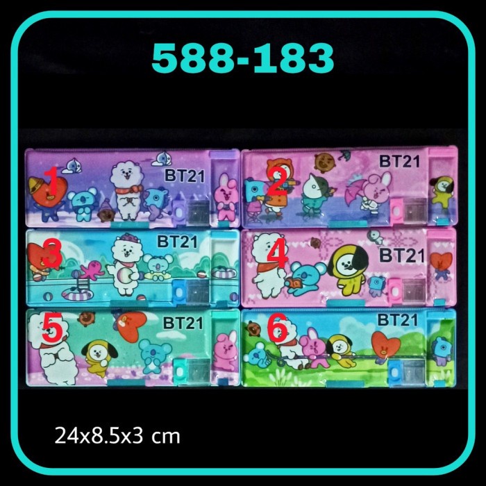 

PRO Kotak Pensil Magnet 8.5x24 Biasa Tipe A / Tempat Pensil - 588-183, Bebas