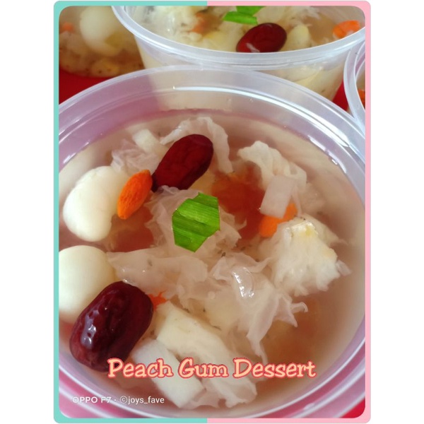

Peach Gum Dessert