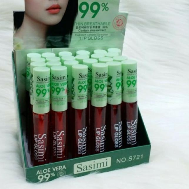 BISA COD ✔️[PERBOK]Lip tint Aloe Vera NO.S721//LipTint Sasimi Aloe Vera BPOM 3 Varian|RA1
