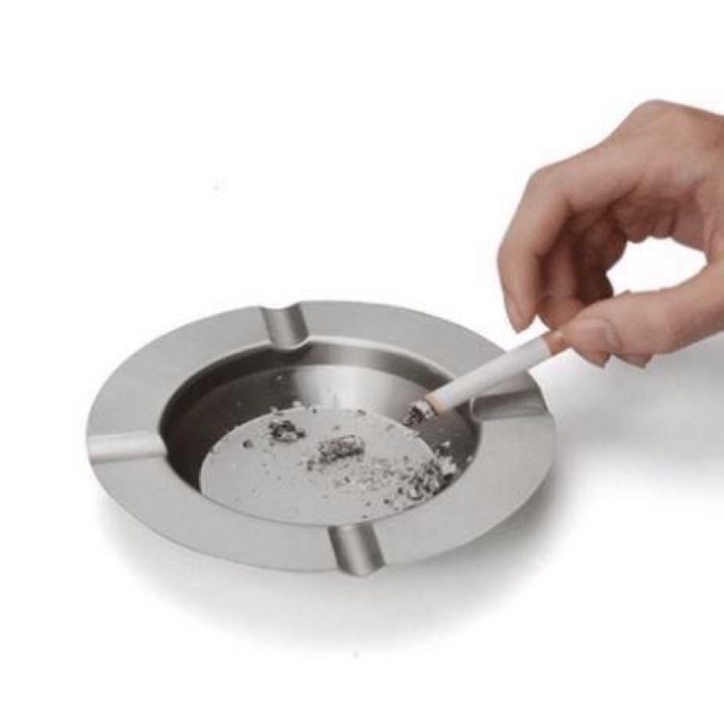 ASBAK ROKOK STAINLESS STEEL / ASBAK SENG BULAT TEMPAT ASBAK ROKOK / MANGKOK ASBAK ROKOK MURAH