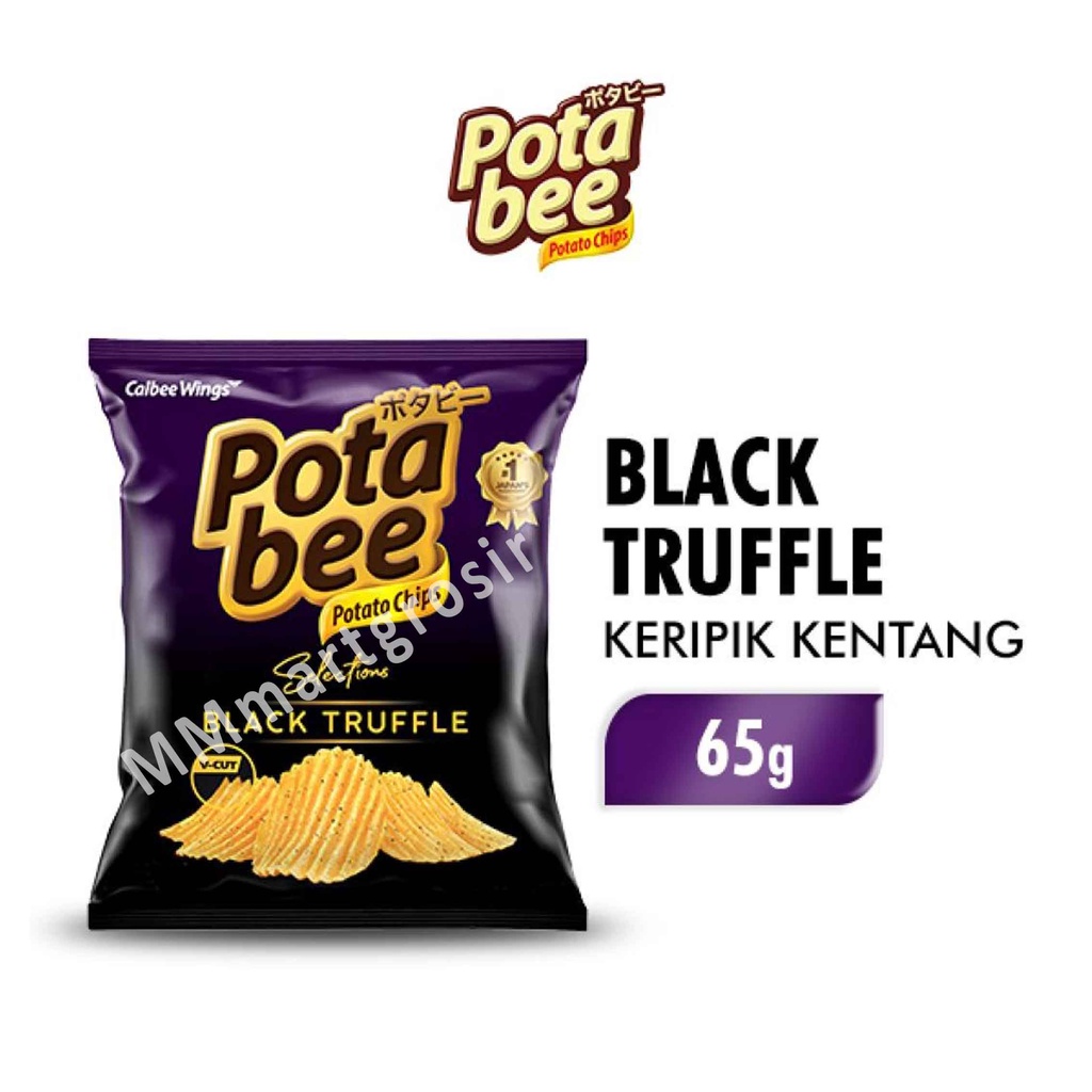 PotaBee / Snack Kentang Black Truffle / Rasa Jamur Truffle Hitam / Cemilan