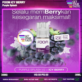 Liquid Foom Purple Splash 30ML Frost Berry Fruity Series by FOOM Lab