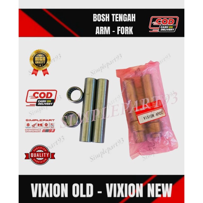 BOSH BOS ARM FORK SWING BUSHING FOROK TENGAH SET YAMAHA - VIXION OLD & NEW