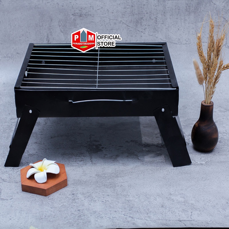 [ COD ] Alat Panggang Barbeque Grill Portable Roekre / Panggangan Grill Portable / bakaran sate daging bbq steak yakiniku