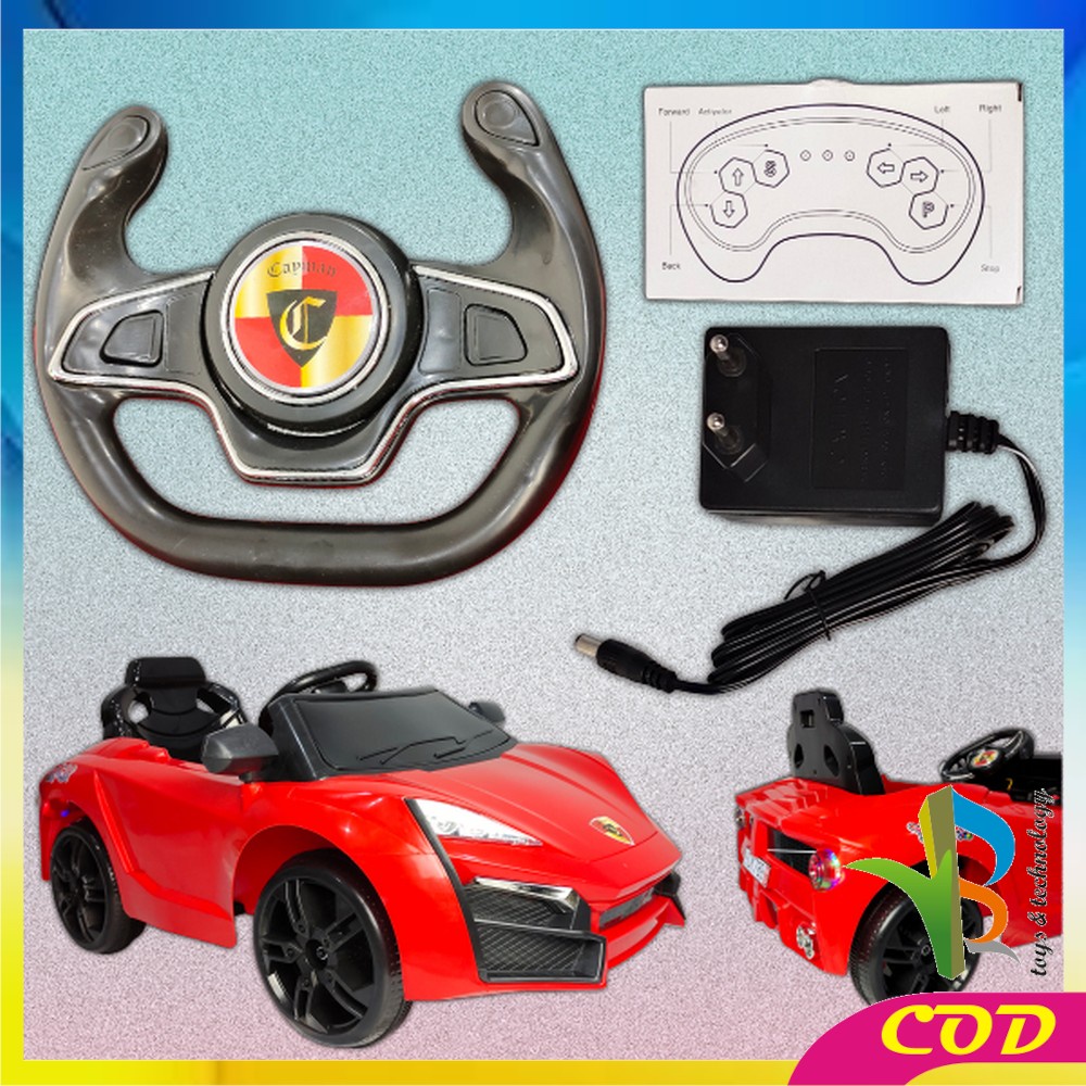 RB-M243 Mobil Aki Anak Cayman Adventure Mainan Mobil Aki Anak Mobil Mobilan Musik Lampu Ride On Remote Control