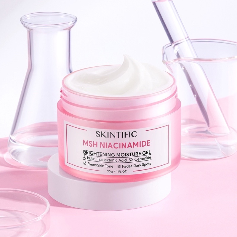 Skintific MSH Niacinamide Brightening Moisture Gel / SKINTIFIC NIACINAMIDE MOISTURIZER / SKINTIFIC P