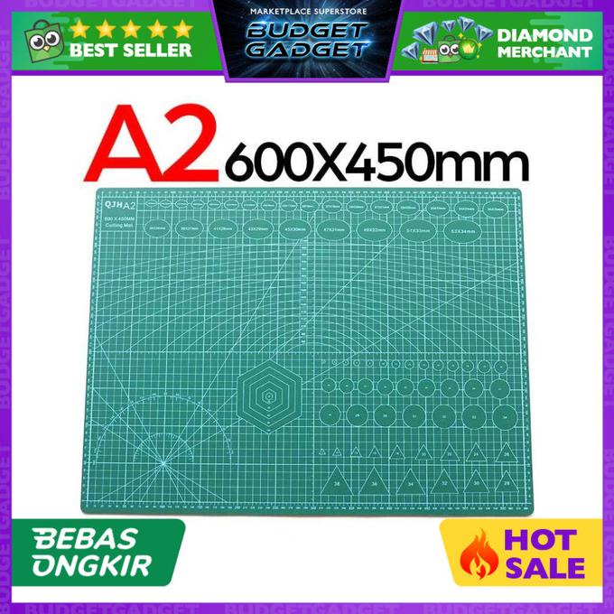 

Terlaris QJH Work Cutting Mat Pad A2 60 x 45 cm - QJ4 Termurah