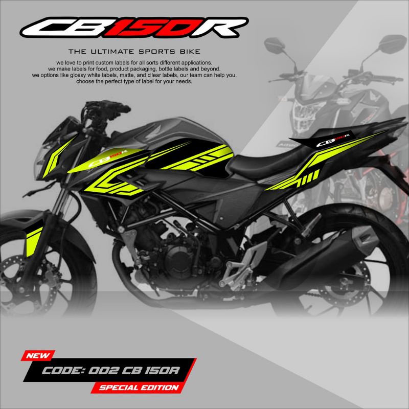 STIKER MOTOR CBR STIKER CUSTOM STICKER CUTTING MOTOR KEREN