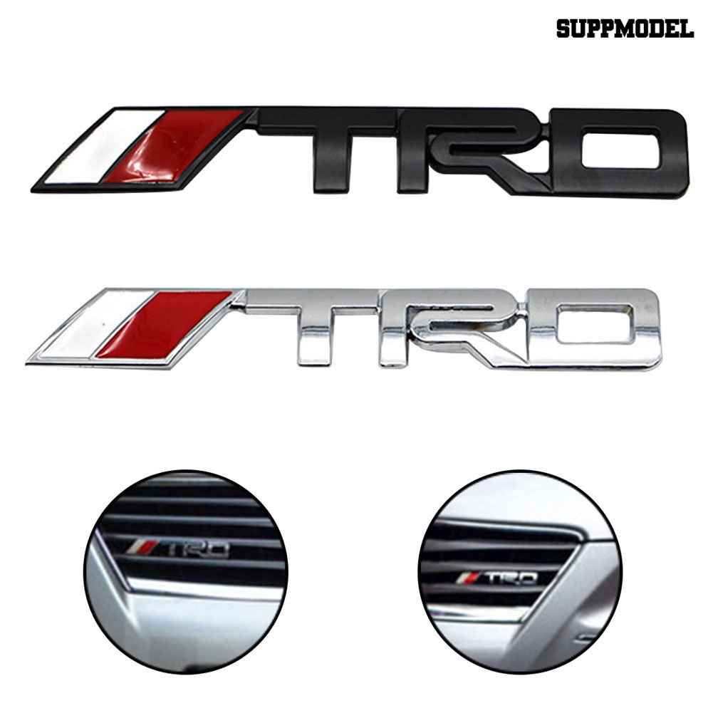 [Auto] Logo Badge 3D Mobil Styling TRD Front Grille Emblem Stiker Untuk Toyota Auto Decal