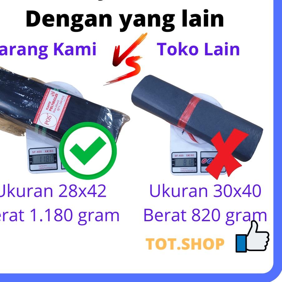 

ヰ ISI 100 lembar 38x52 PLASTIK ONLINE SHOP + LEM / POLYMAILER TEBAL (GROSIR) ャ