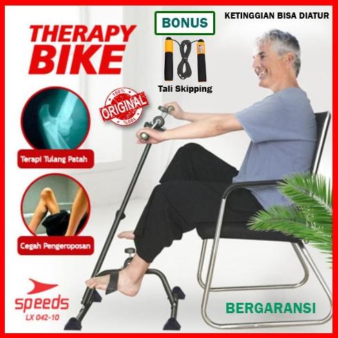 Sepeda Statis Terapi Kaki Stroke Alat Terapi Tangan Lutut Gym ORIGINAL