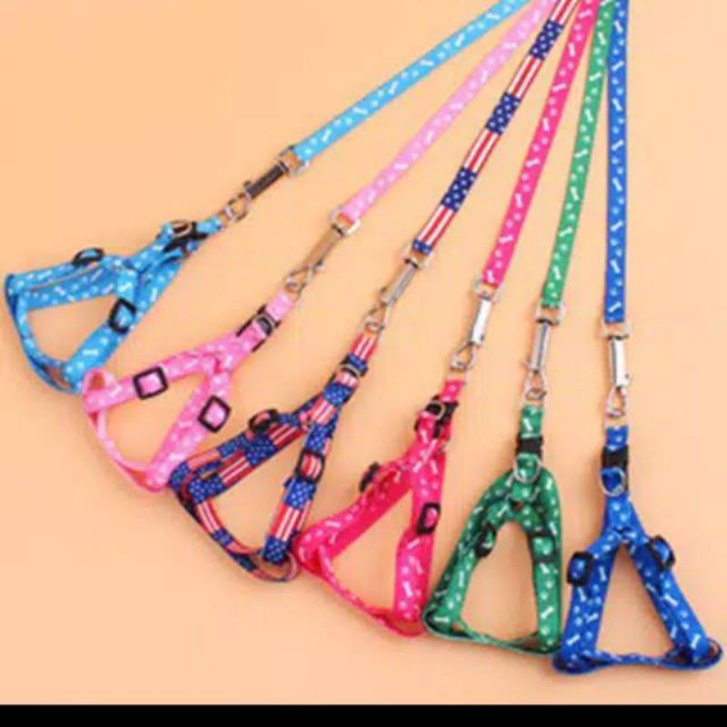 Kalung tuntun harness dada s kucing anjing