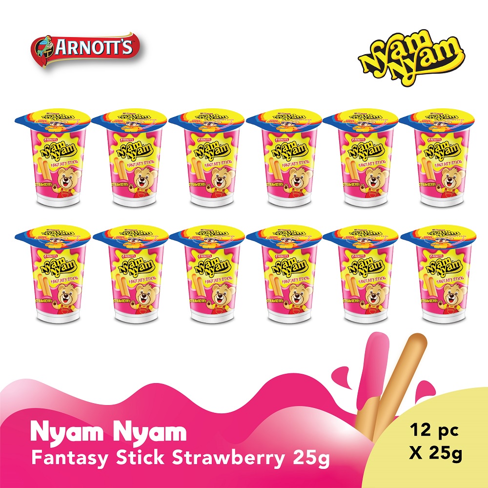 

Nyam nyam fantasy stick strawberry [25gr x 12pcs]