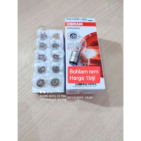 BOHLAM REM BELAKANG KARIMUN ESTILO OSRAM KAKI 2 12V 21-5W