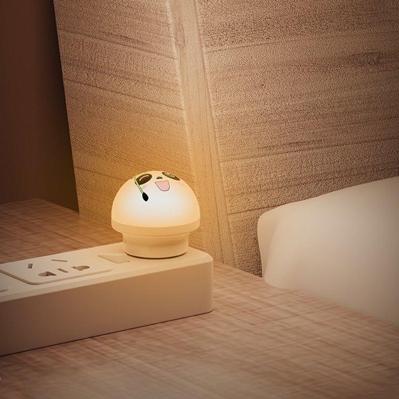 Banyak Gaya Lucu Bentuk Panda Mini USB Plug Light/Pencahayaan Lembut Pelindung Mata Kartun Lampu Malam/Kamar Anak Lampu Tidur Bulat Hias