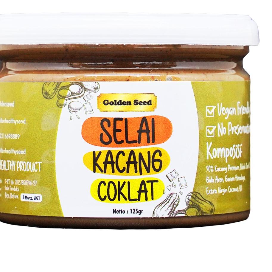 

↻ SELAI KACANG COKLAT 125 GRAM PREMIUM - PEANUT CHOCO BUTTER GLUTEN FREE - VEGAN ㆁ