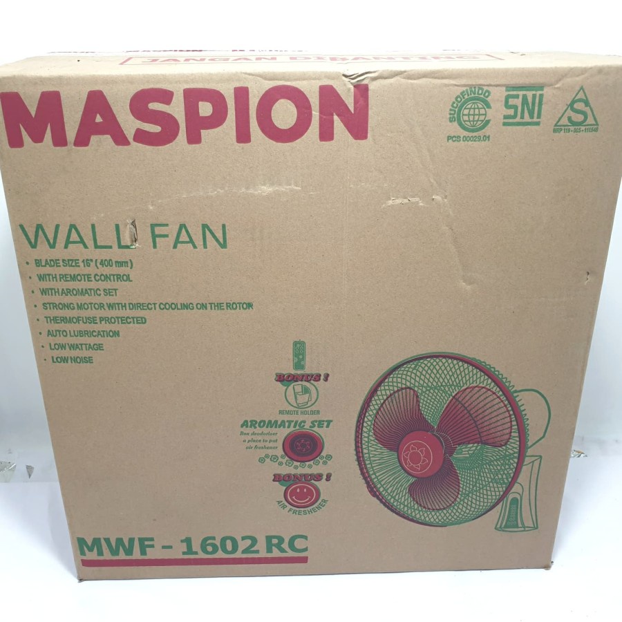 MASPION Auto (Orbit) Fan Kipas Angin Langit Besar Maspion MOF-401 P