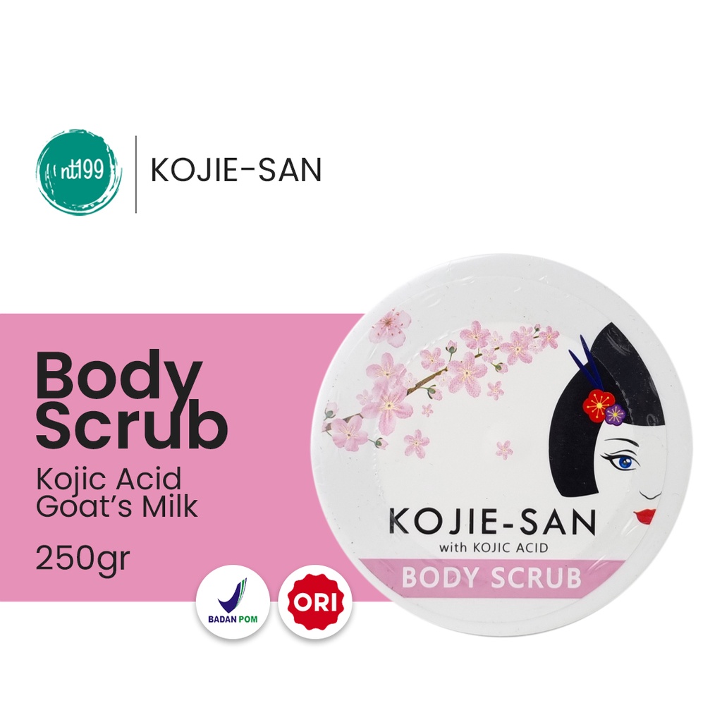 Jual Kojie San Body Scrub With Kojic Acid Goats Milk 250gr Shopee