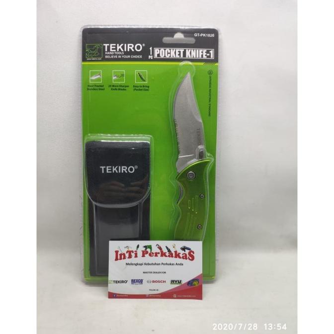 Tekiro Pisau Lipat Stainless / Pocket Knife-1 Gt-Pk1826