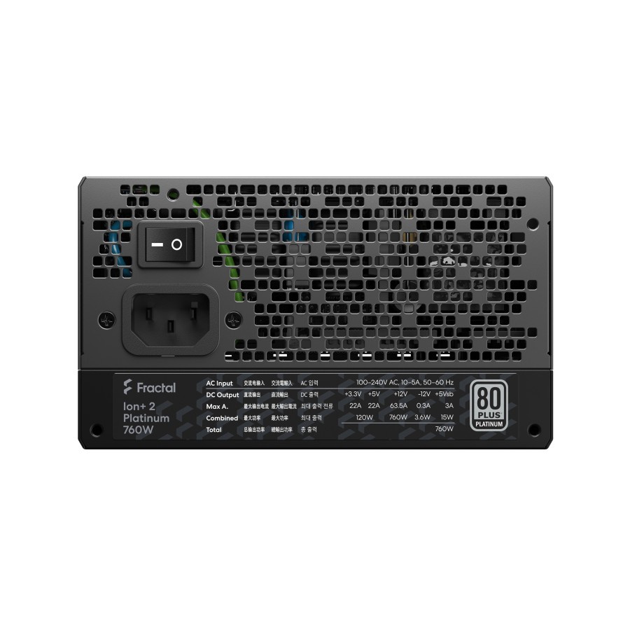 Fractal Design Ion+ 2 760W 80+ Platinum - Fully Modular / PSU 760W