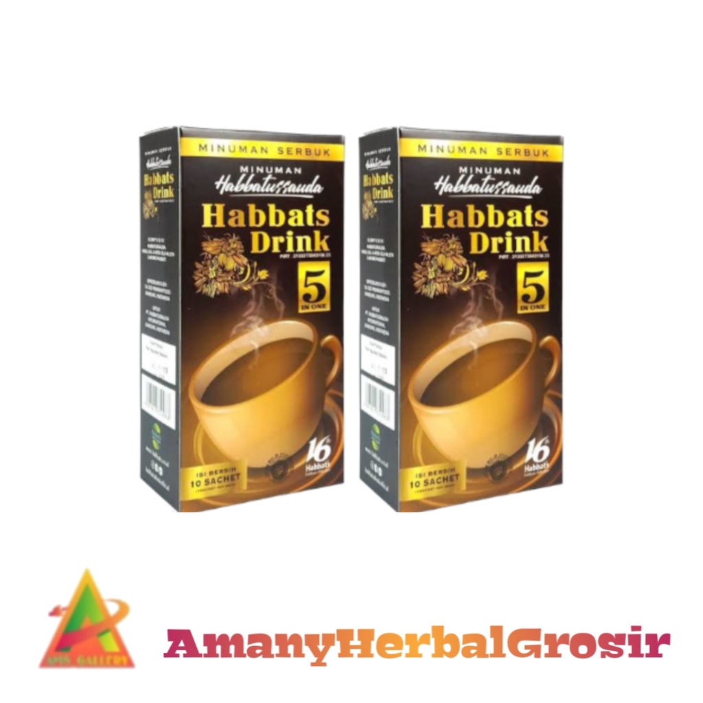 

Kopi Herbal Siap Minum Habbatussauda Habbats Drink Isi 10 Sachet