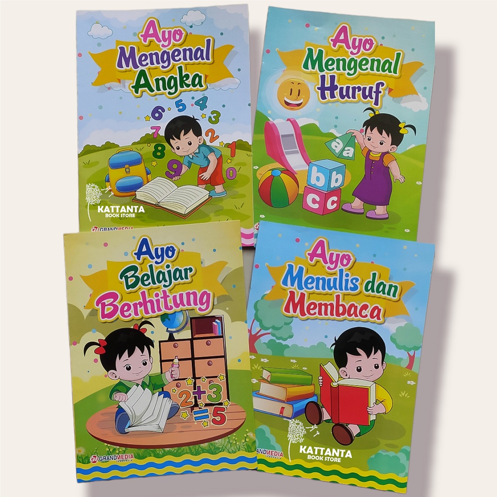 BUKU TK - BELAJAR ANGKA DAN HURUF (GRAND MEDIA)