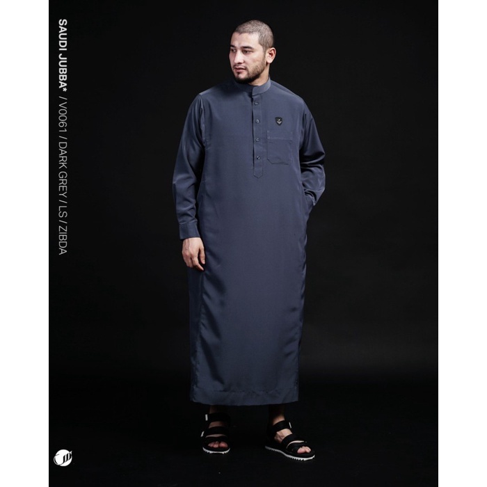 {FamilyStore} JUBBA SAMASE - DK GREY L Murah