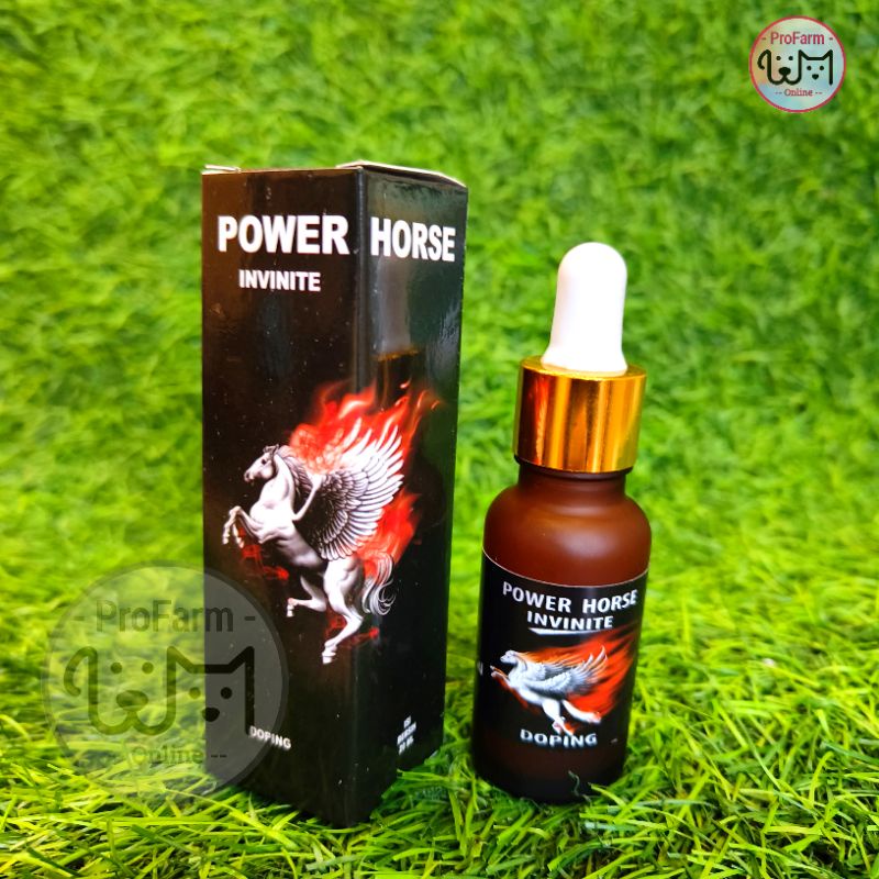 Doping kuda power horse invinite - Doping Ayam Premium Penambah Stamina Obat Tetes